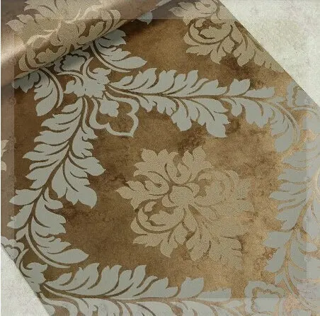 Environmental non-woven wallpaper background TV living room bedroom gold Damascus 3D three-dimensional relief wallpape | Обустройство