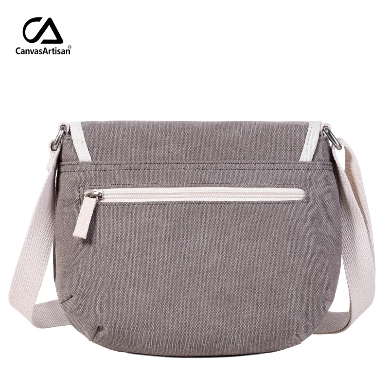 Canvasartisan new women shoulder bag floral casual messenger bag vintage cotton canvas bags female small travel crossbody bag