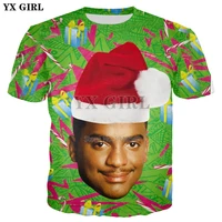 yx girl christmas style carlton t shirt fresh prince print t shirt carlton banks 90s fresh prince of bel air funny 3d t shirt