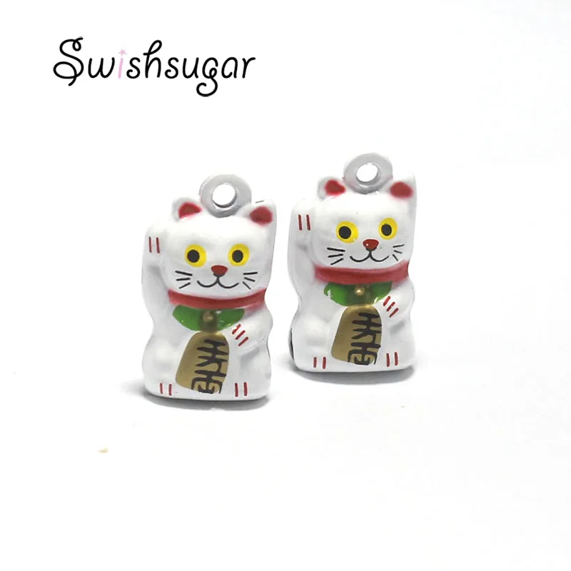 Подвеска для телефона с кошкой на удачу в виде колокольчиков|Шармы| |