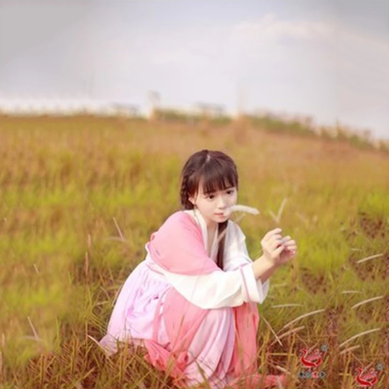 Hanfu костюм для китайских танцев женщин древней китайской династии Тан одежда