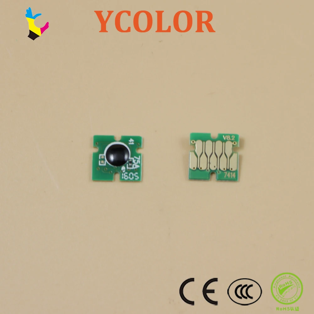 

Быстрая доставка! 40 шт./лот стабильный однократный чип картриджа для чипа Epson SureColor F6070 F7070 10 комплектов