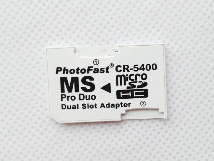 CR-5400 два слота MS pro duo двойной слот адаптер передачи Micro SD TF карты на Memory Stick Pro Duo для sony psp PS камеры CR5400