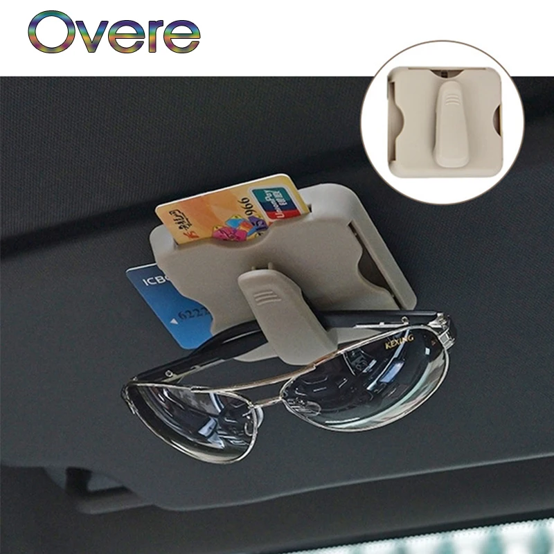 Overe 1 шт. автомобильный козырек панель зажим для карт Стайлинг Renault Megane 3 Duster Logan Captur