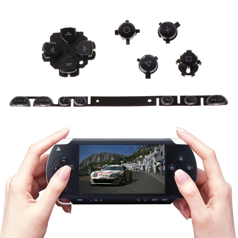 Brand New Control Left Right Home Start Keypad Set Buttons Kit Replacement for PSP1000 Game Players Accessories Part | Электроника