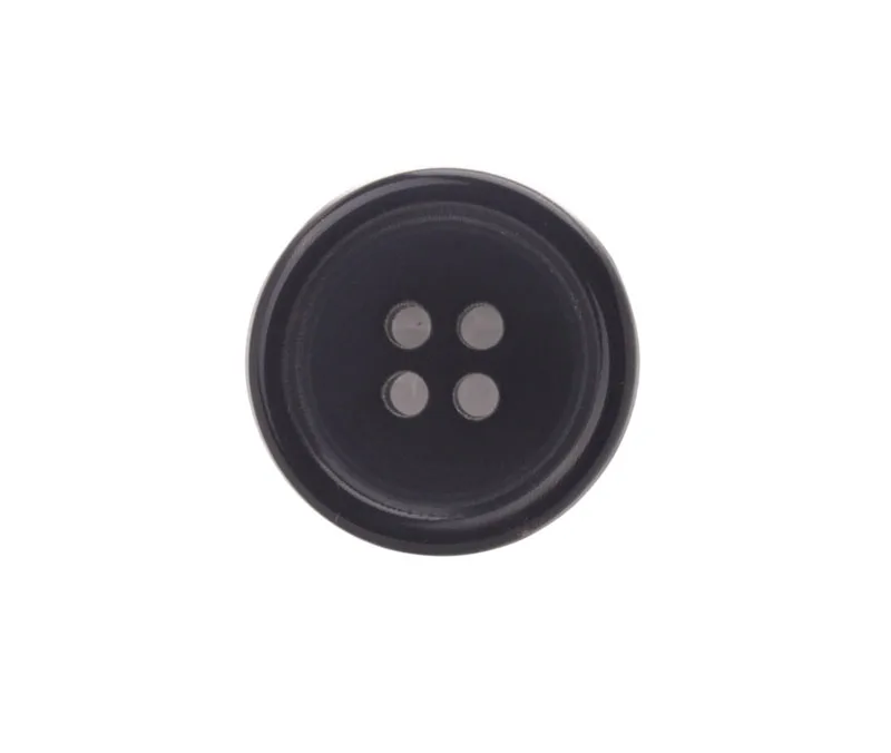 

300PCS Black Resin Button Beads 20mm #92370