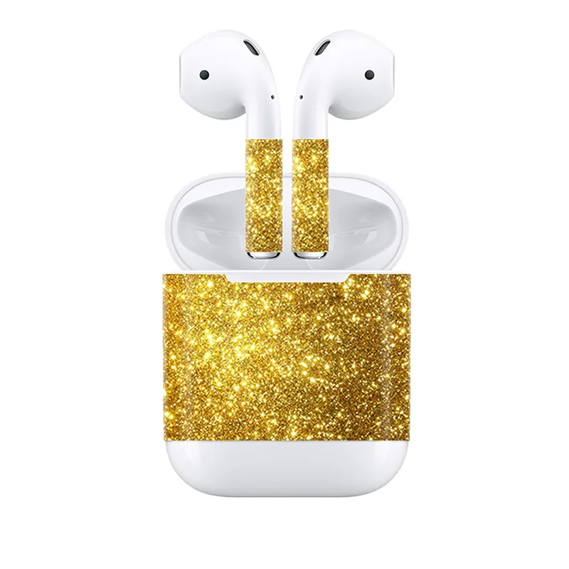 Высокий дизайн Обложка для AirPods кожи стикер с миньонами Пикачу Тоторо узоры наклейки