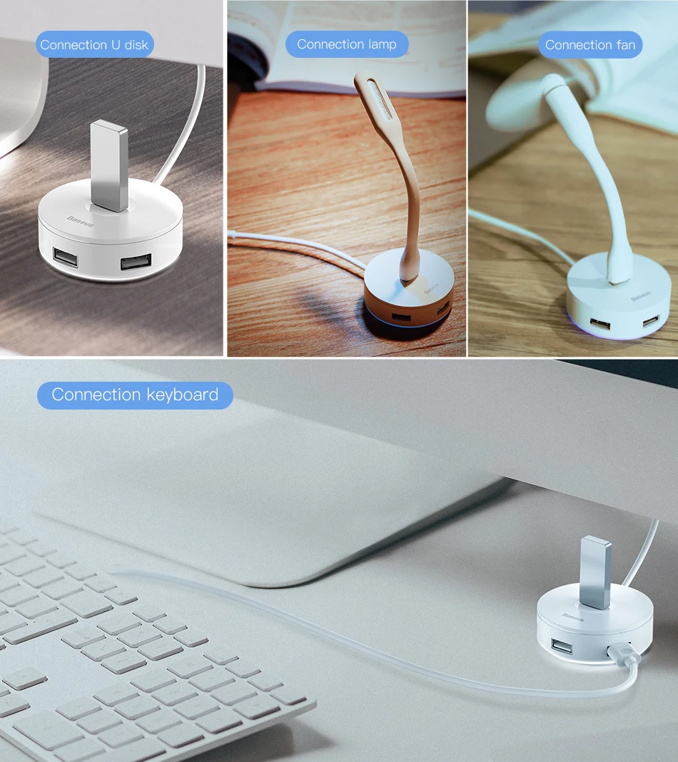 Baseus usb-хаб USB C для нескольких портов USB3.0 USB 3,0 type C концентратор разветвитель для Macbook Pro Air PC компьютер USB-C type-C HAB адаптер