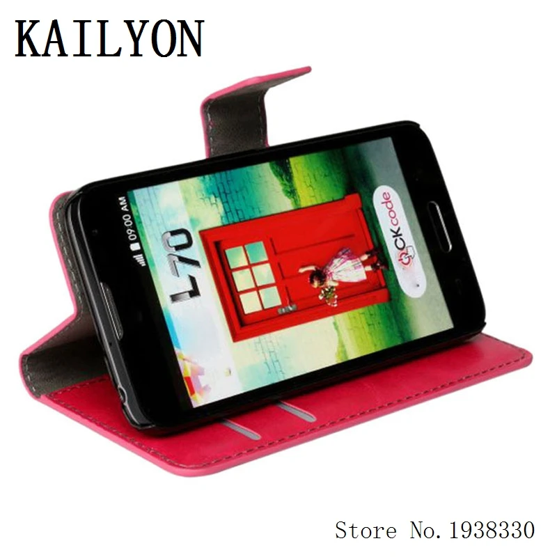 KAILYON для LG Optimus L70 чехлы телефонов высшего качества с полосками Crazy Ma чехол lg l70 d325