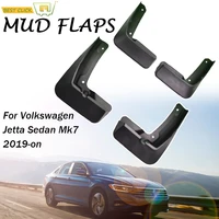 set mud flaps for volkswagen vw jetta sedan mk7 2019 on mudflaps splash guards flap mudguards fender front rear a7 s se sel