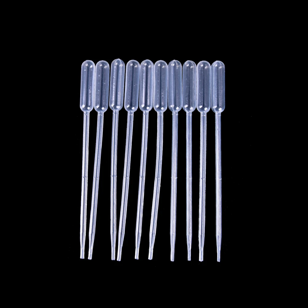 

Transparent Pipettes Disposable safe Plastic Eye Dropper Transfer Graduated Pipettes 100PCS/Lot 0.5ML