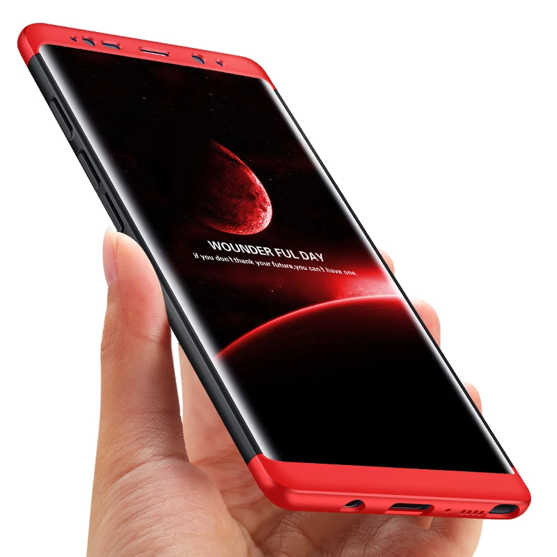 Роскошь для samsung Galaxy Note 8 чехол 360 градусах полная защита телефон чехлы жесткий