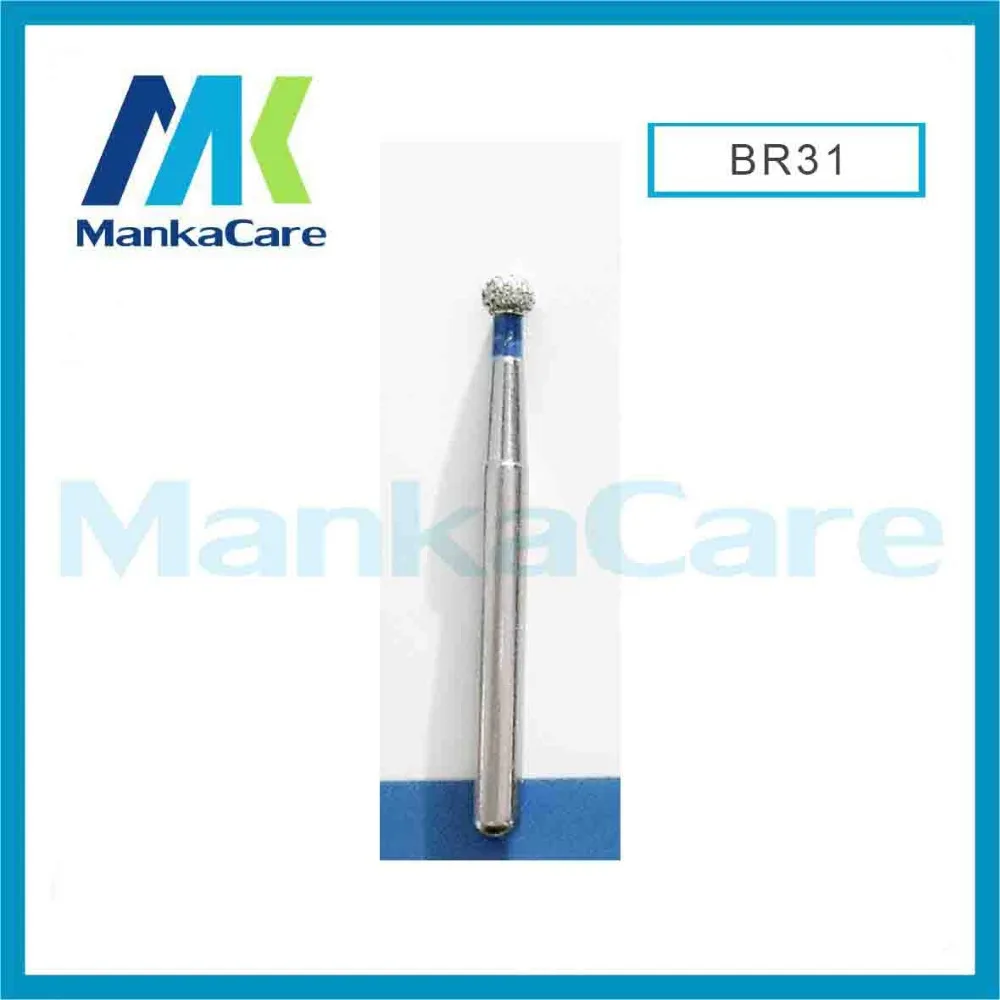 

MKBR31-Dental Diamond Burs Set For Porcelain Shouldered Abutment Polishing/High quality Speed handpiece burs/Wear-resistant/Lab