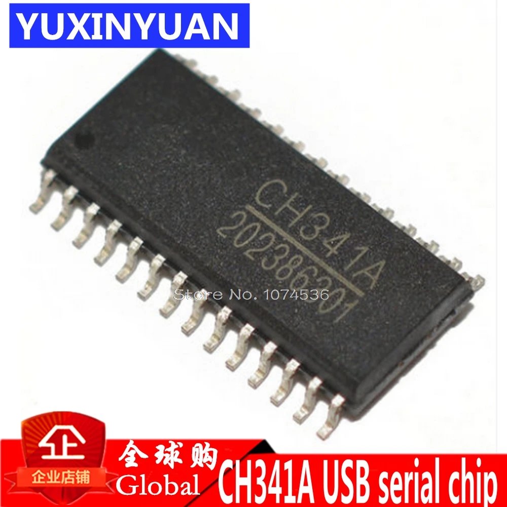 Новый оригинальный CH341A CH341 патч SOP 28 USB серийный чип 1 шт.|Интегральные схемы| |