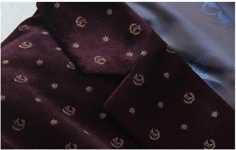 Batmo 2017 новое поступление итальянский стиль печатных бархат повседневные пиджак