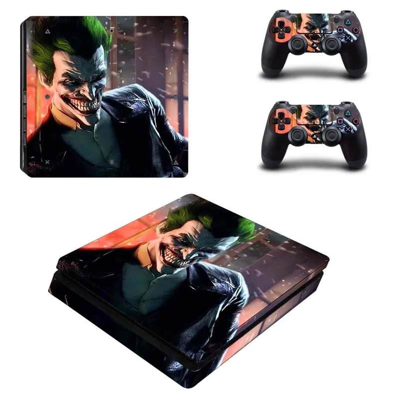 Джокер PS4 тонкий стикер наклейка для Sony PlayStation 4 тонкая консоль и 2 контроллера