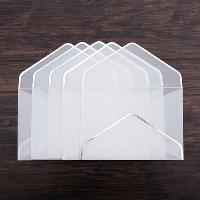 20pcs silver 20 шт./компл. прозрачный Бумага конверт горячего тиснения фольгой печати утепленные Бумага конверт для приглашения юбилейный конверт Скрапбукинг - Цвет: 20pcs silver