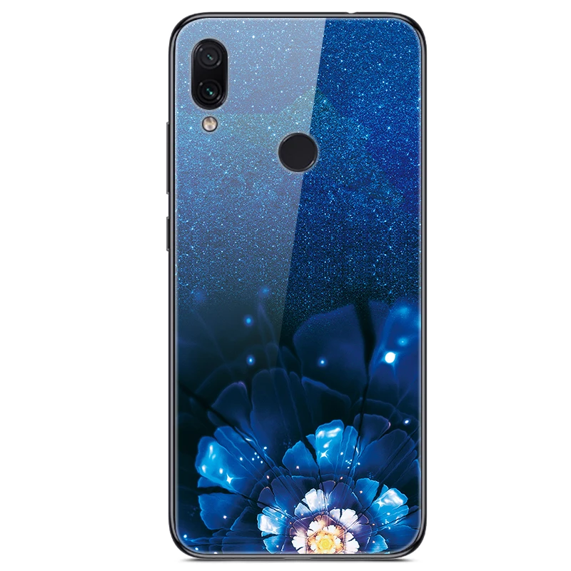 6,3 ''для xiaomi Redmi Note 7, чехол из закаленного стекла, мягкий бампер, 3D печать, чехол для xiaomi Redmi Note 7, Note7 Pro 7 S, чехол для телефона