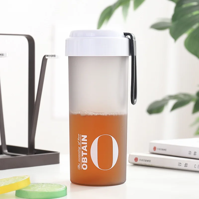 420 мл Любовь матовая пластиковая бутылка с водой портативная герметичная