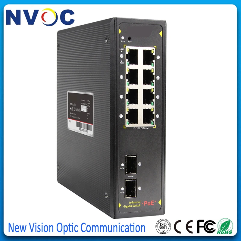 Dahua DH-PFS3110-8P-96 8 портов PoE коммутатор неуправляемый порт поддержки IEEE802.3af IEEE802.3at