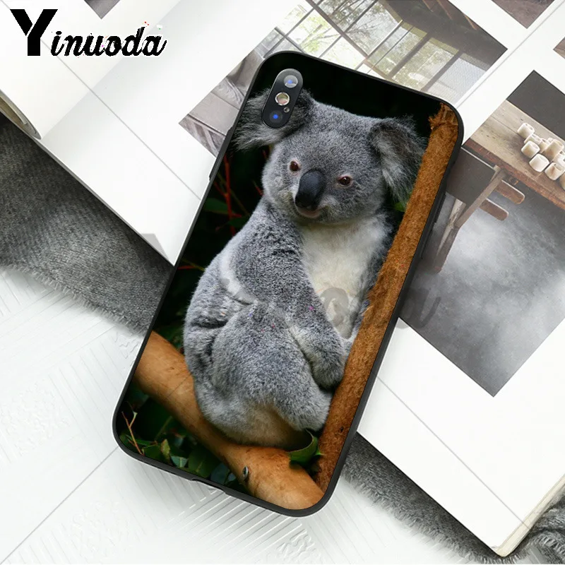 Yinuoda милый чехол с австрийским коалом стильный мягкий для телефона Apple iPhone 8 7 6 6S Plus