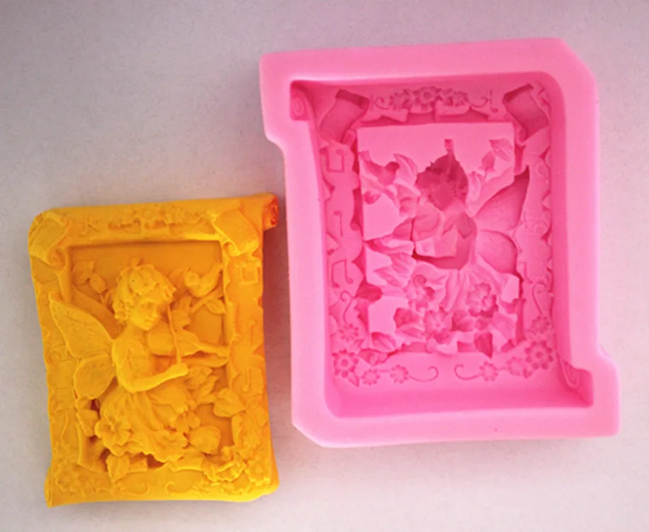 Силиконовая форма для мыла с изображением ангела