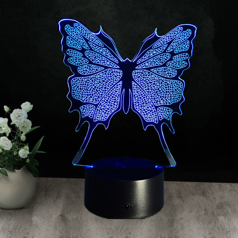 Сова 3D ночник RGB съемный Настроение лампы светодиодный свет DC 5 V USB декоративные