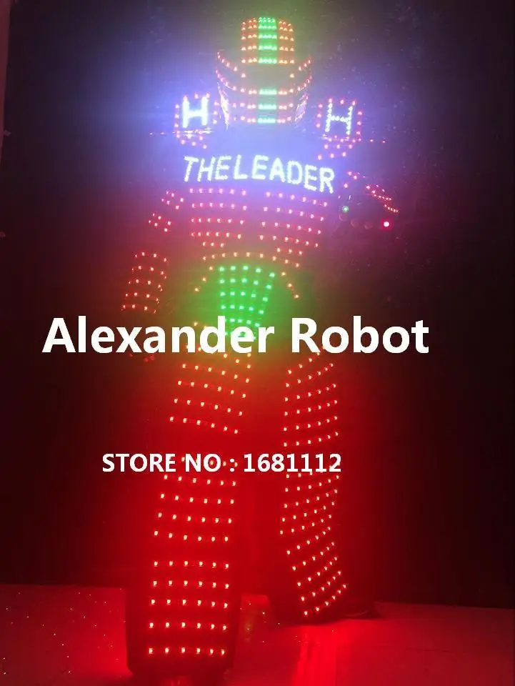 LED Costume /LED Clothing/Light suits/ LED Robot suits/ Kryoman robot/ ALexander  robot
