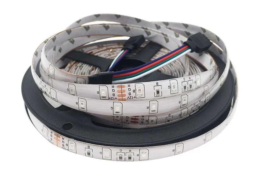 Горячая RGB Светодиодная лента 3528 гибкий светильник 12 В 12 в 5 м 300 светодиодов+ 24key ИК пульт дистанционного управления+ адаптер питания штепсельная вилка EU/US/AU