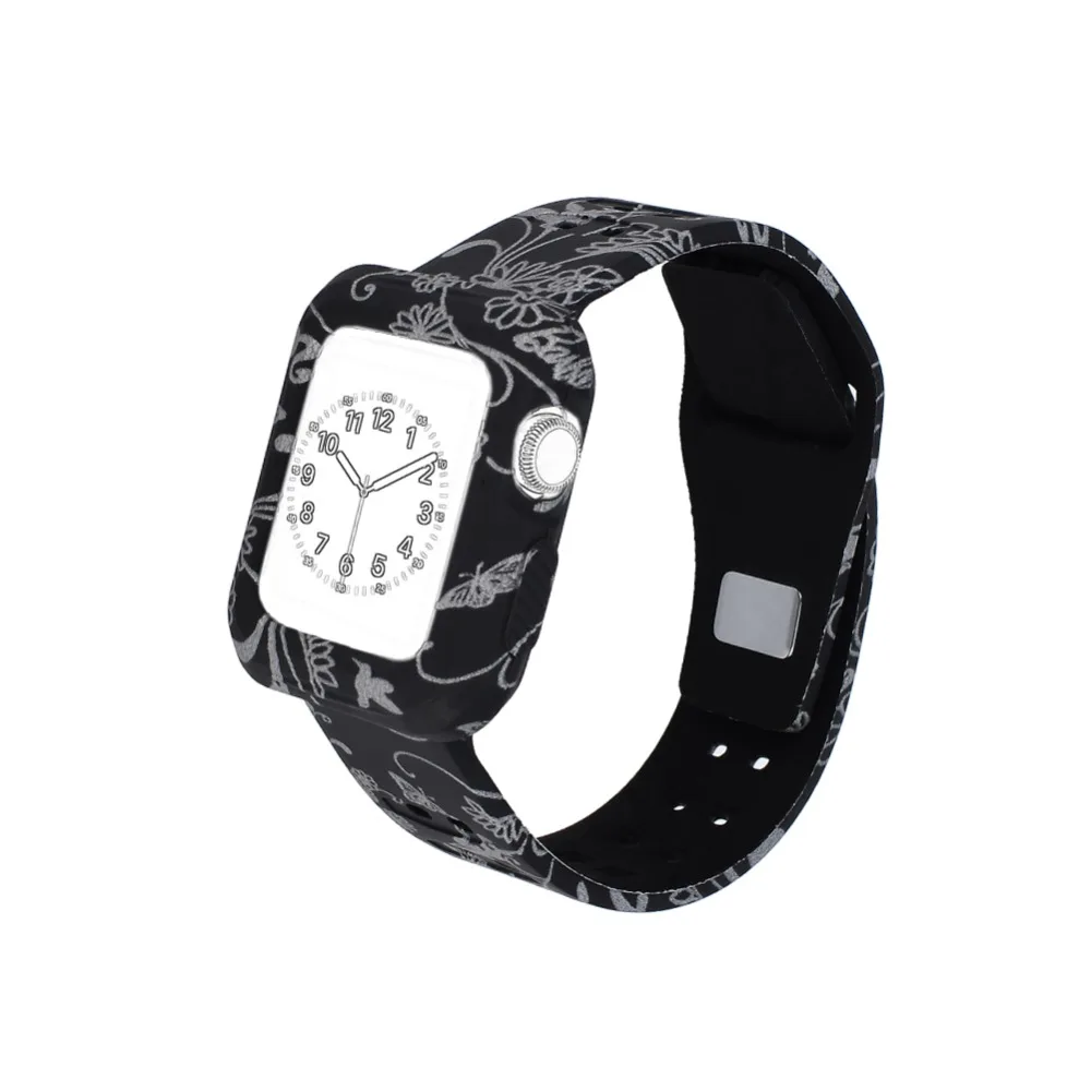 Ударопрочный Прочный ремешок для часов Bemorcabo с защитным чехлом Apple Watch спортивные