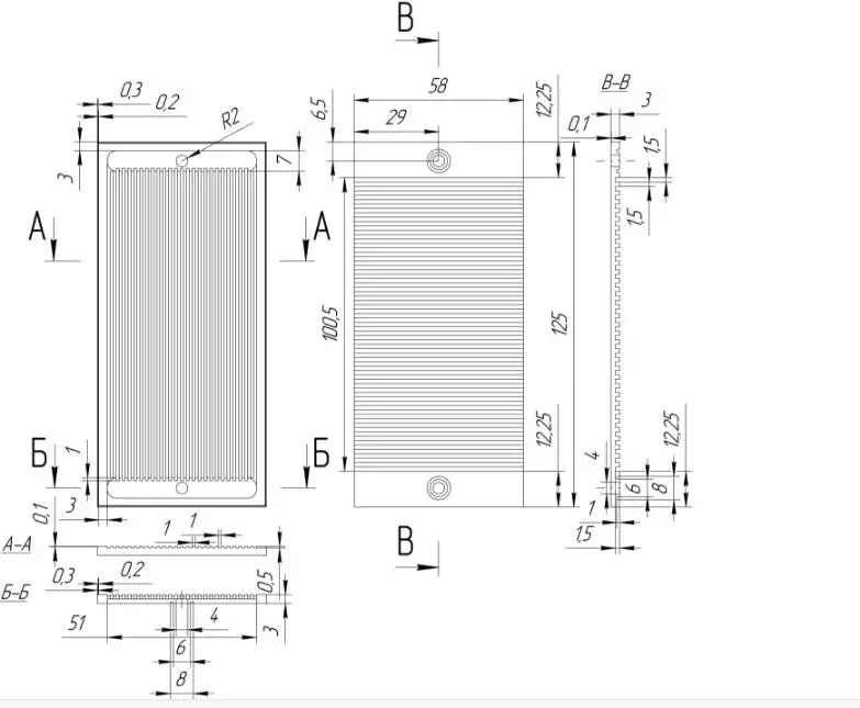 

50 pieces graphite bipolar plate for fuel cell (customized as per drawing)