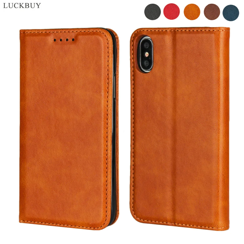 Роскошный чехол-книжка для Apple iPhone X XS XR MAX 6 6s 7 8 Plus Ультратонкий из искусственной