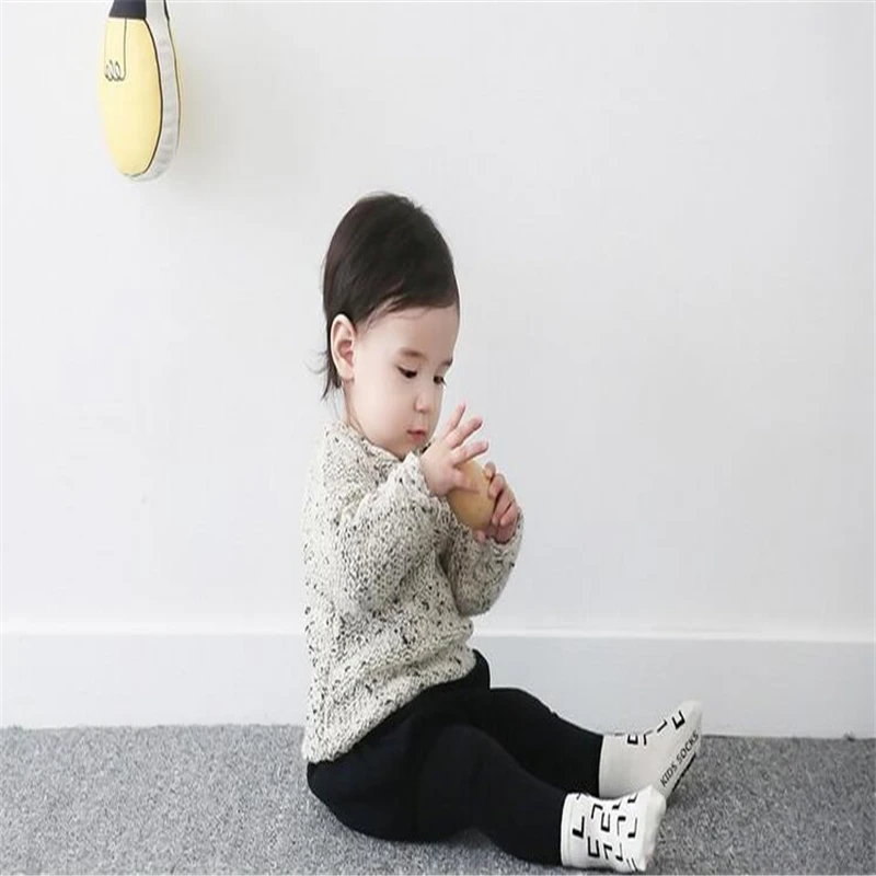 3 Colors Baby Boy Girls Winter Warm Soft Cotton Socks Blocks Design Newborn Silicone Anti-Slip Floor For 0-4 Years Infant | Детская