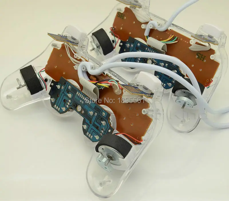 Новый USB вибрации геймпад близнецы пк игровой контроллер джойстик ALP034 |