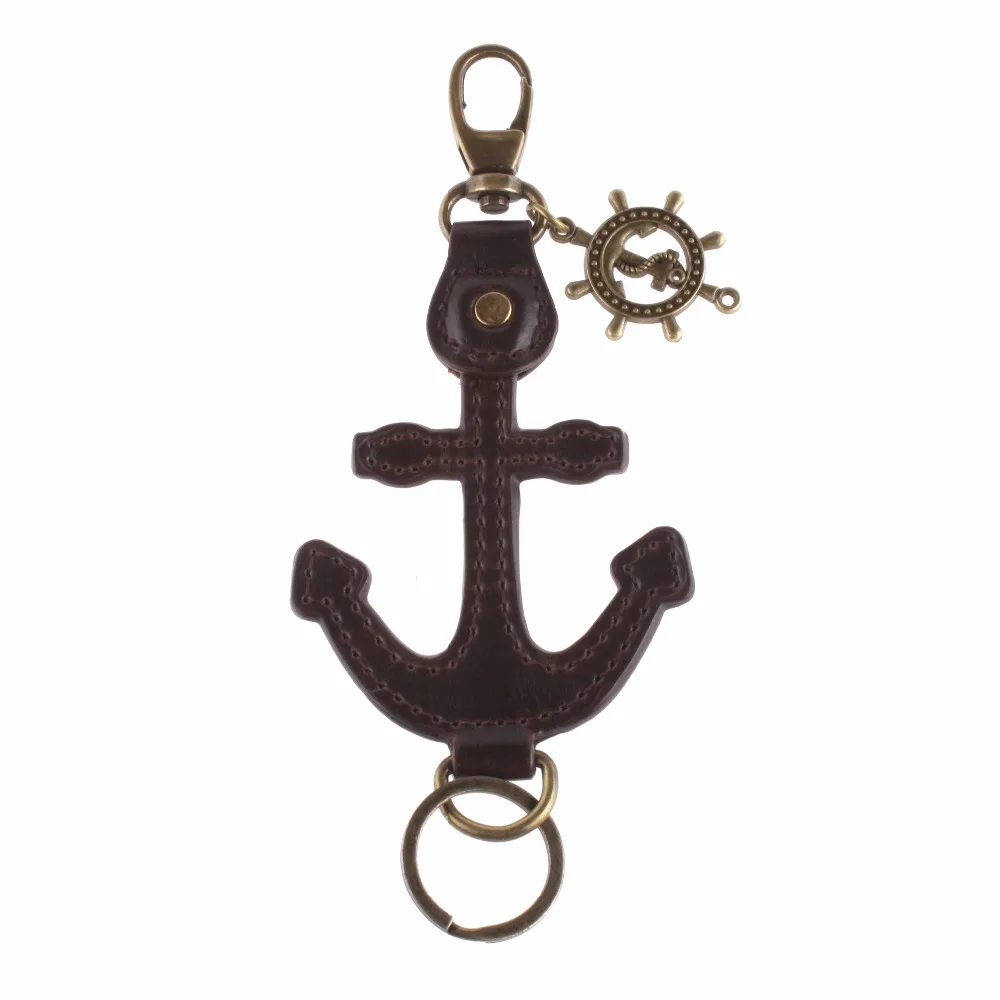 Брелок для ключей в стиле панк с изображением якоря|fur keychain|anchor key chainkey chain |