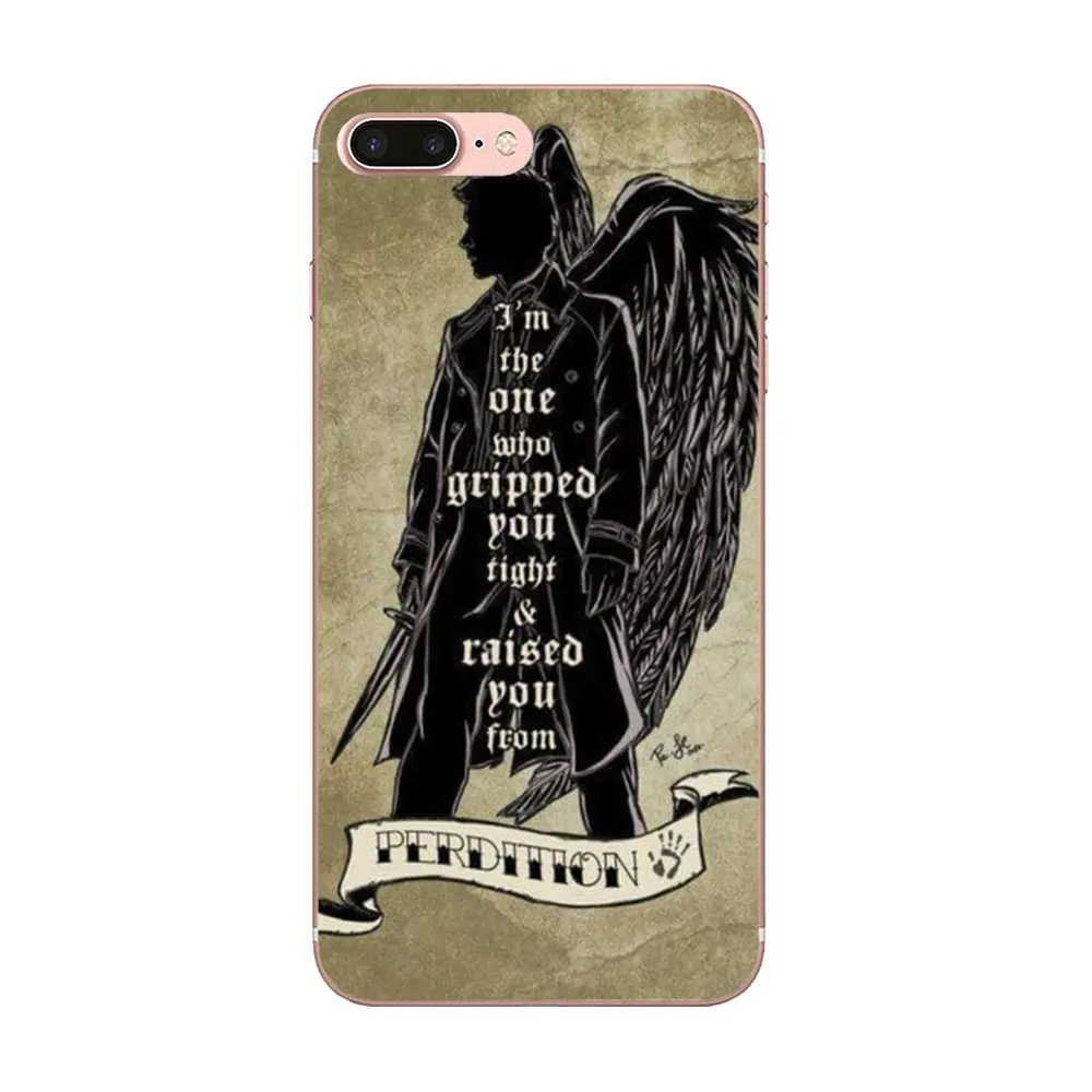 Castiel Cas Supernatural для Xiaomi Mi3 Mi4 Mi4C Mi4i Mi5 Mi 5S 5X 6 6X A1 Max Mix 2 Note 3 4 Мягкий термополиуретан на