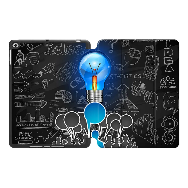 IPBC12 MTT Чехол для iPad 9,7 дюймов Мягкий ТПУ задняя крышка из искусственной кожи откидной смарт-чехол для iPad Air 1 Air 2 Авто Режим сна/пробуждения - Цвет: IPBC12