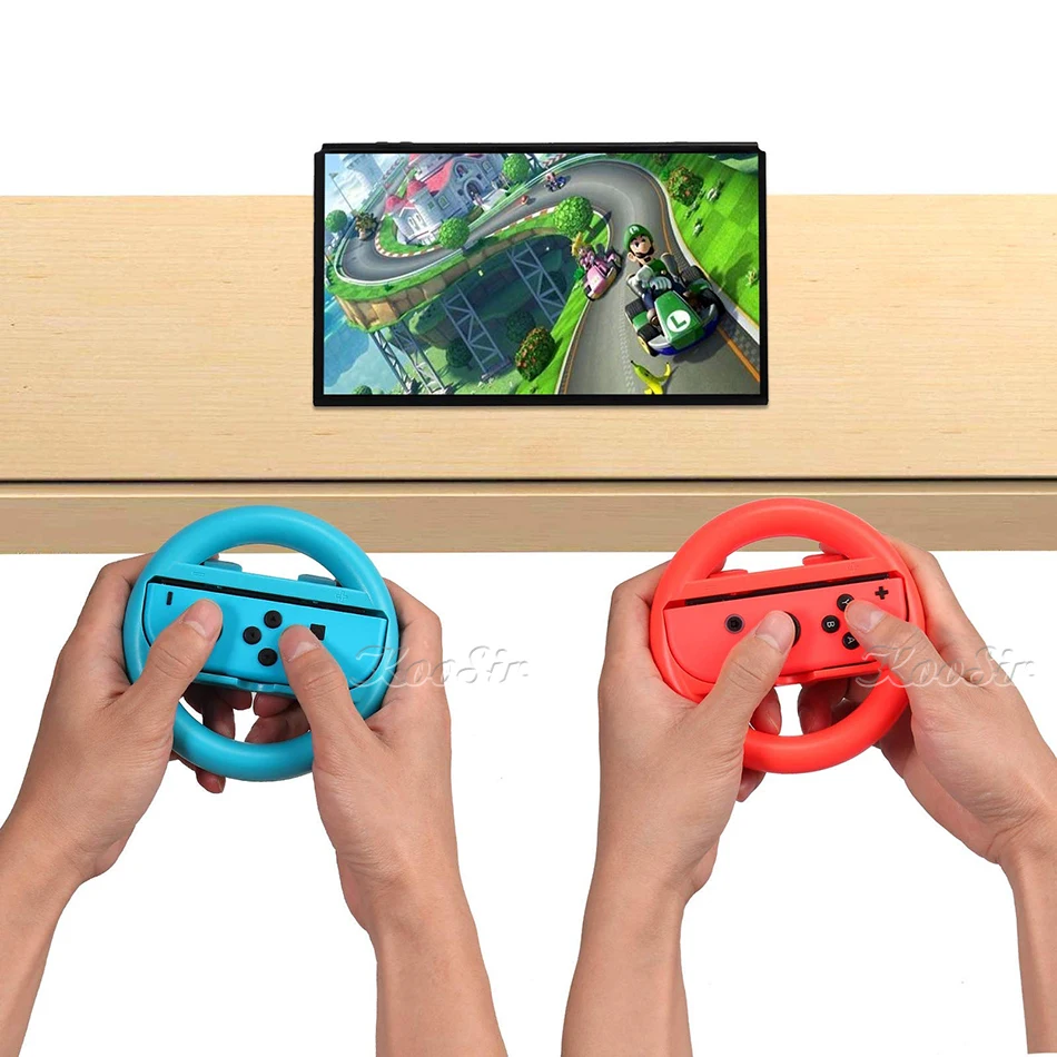 Nintendo s Switch JoyCon ручки подставка держатель для гоночного колеса кронштейн +