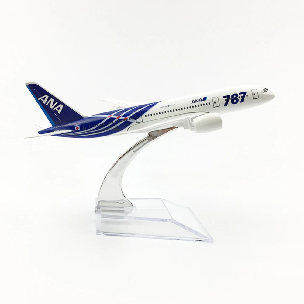 1/400 масштаб самолета Boeing 787 Ана Япония все Nippon Airways 16 см сплав самолет B787 модель