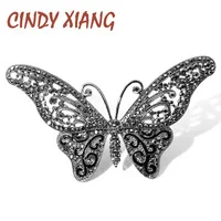 CINDY XIANG, винтажная мода, стразы, броши в виде листьев для женщин, большой зимний свитер, булавка, корсаж, высокое качество, аксессуары, подарок