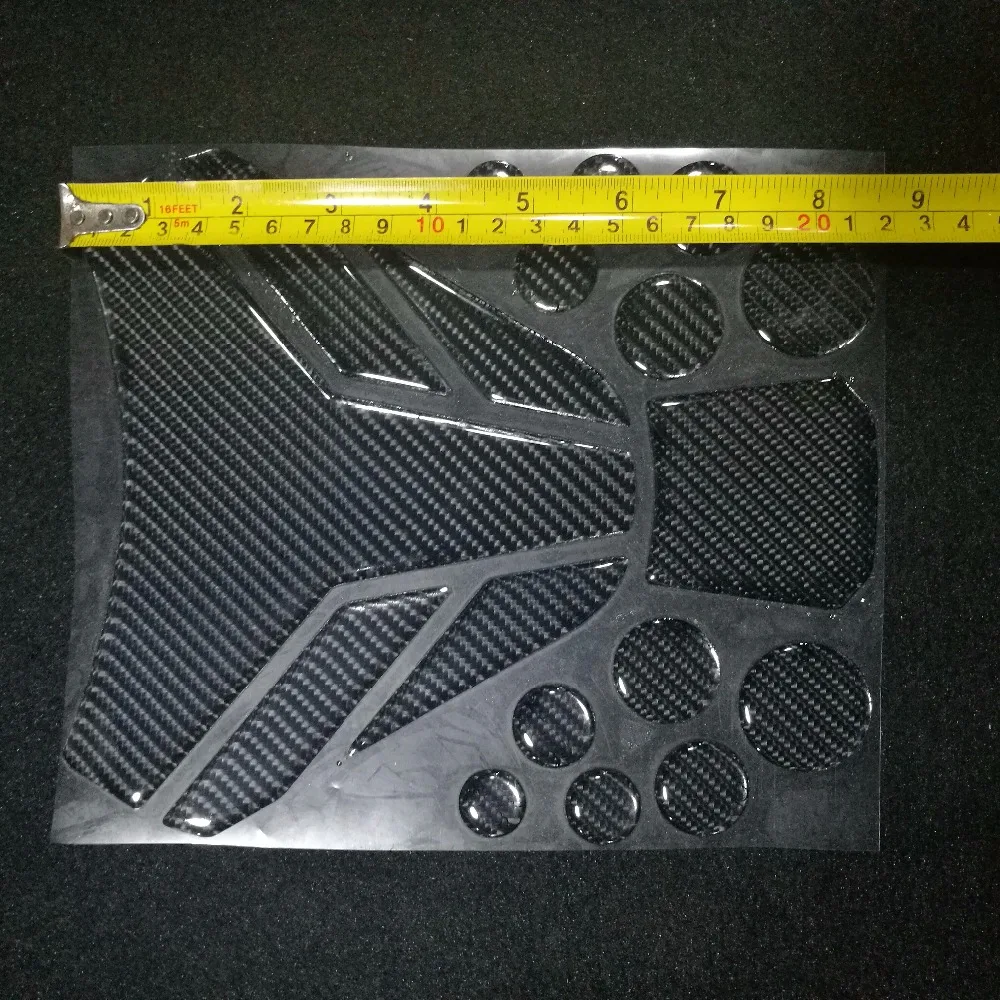 Новый мотоцикл велосипед топливный бак 5d четырехмерные наклейки из углеродного