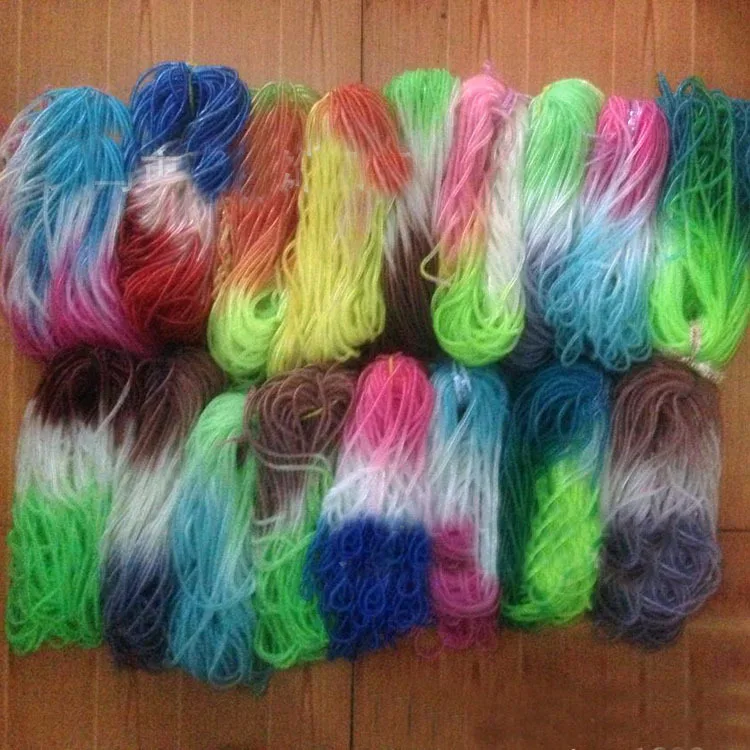 50 шт. 60 см градиентный цвет твердый тпу спиральный зарядный кабель USB шнур