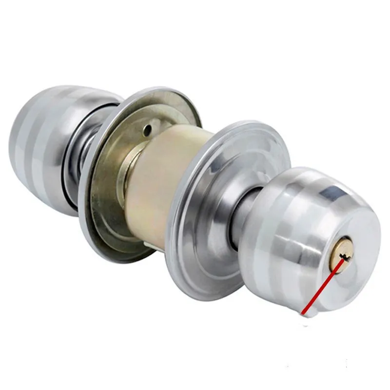 Бесплатная доставка Внутренний дверной замок из нержавеющей стали 60 мм 70
