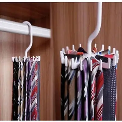 Органайзер для шальных галстуков и шарфов 20 дюймов вращающийся держатель шеи
