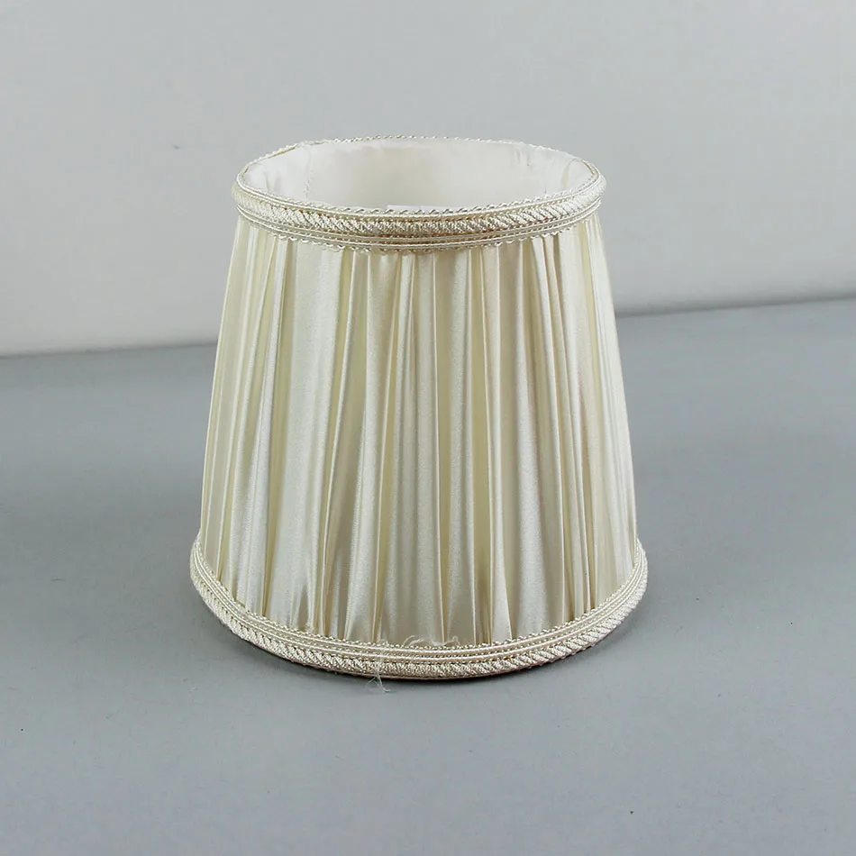 Высококачественные тканевые Абажуры для ламп белого цвета диаметром 15 5 см/6 1