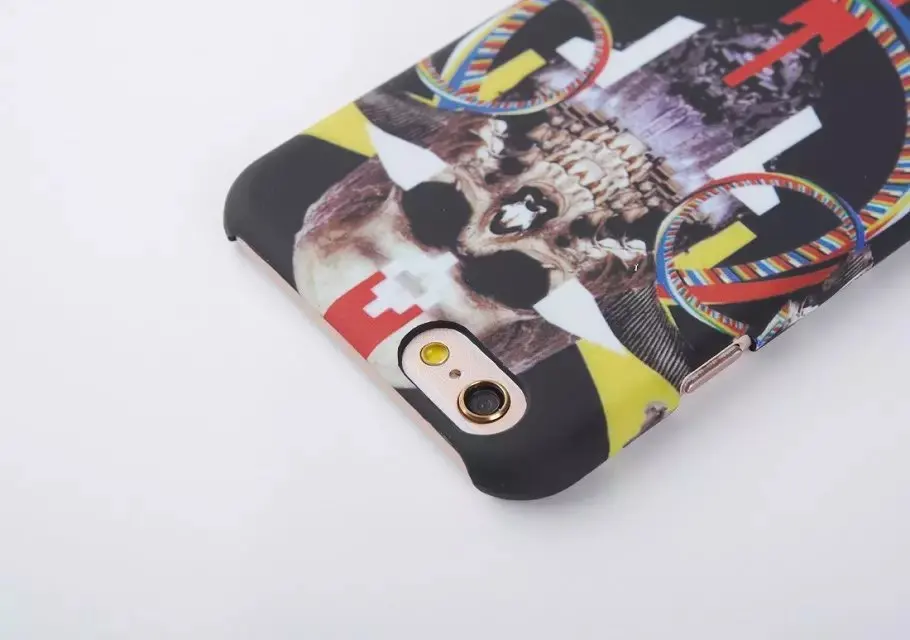 Marcelo Burlon Case for iPhone 6S Cover Tiger Lion Animal Skull Pattern Hard PC Coque iphone 6 Back |
