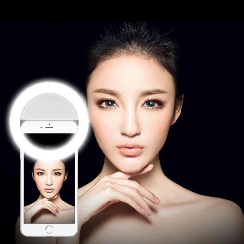 Селфи Портативный Led Камера телефон фотографии кольцо света повышения для