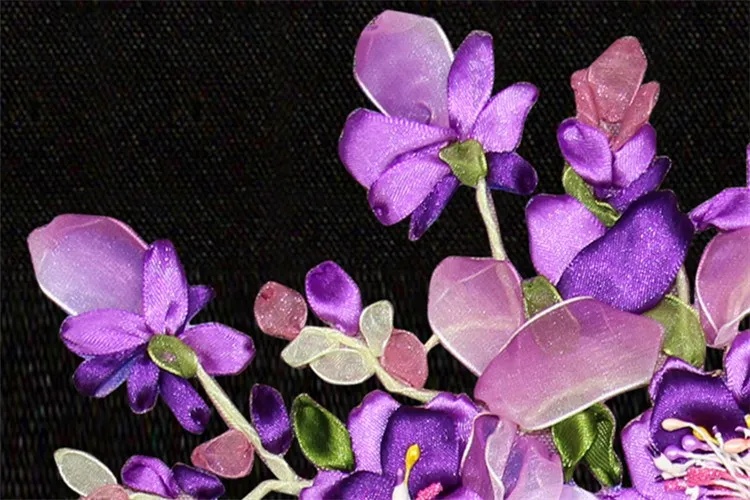 3D DIY Набор крестиков рукоделие Алмазная атласная картина с вышивкой лентами уникальная живопись подарок наклейки на стену для офиса украшения дома