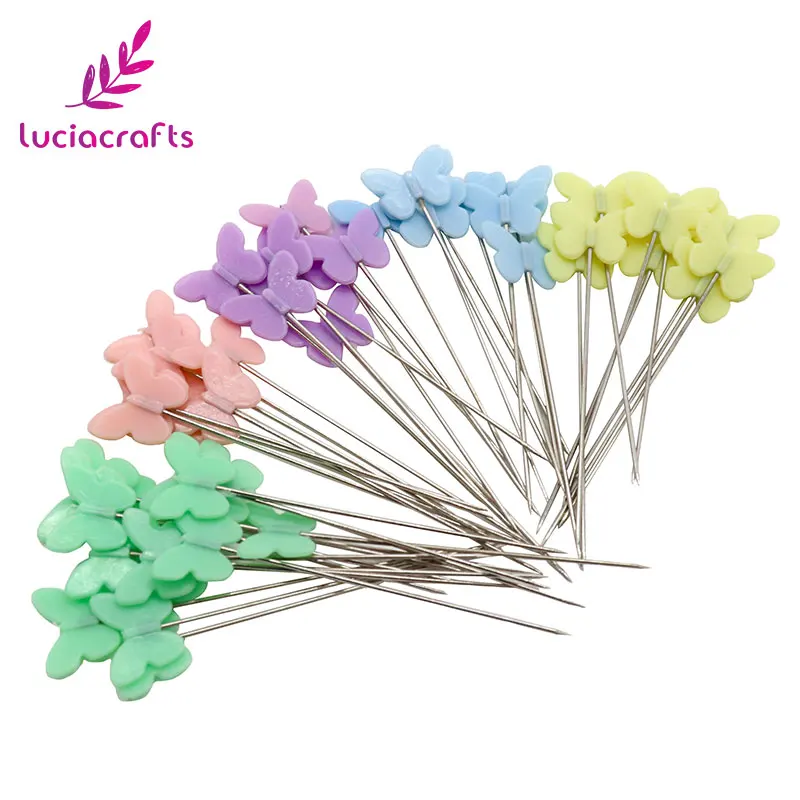 Lucia crafts 0,65*54 мм головная вязанная локализовочная булавка для шитья игла для позиционирования Швейные аксессуары J0103