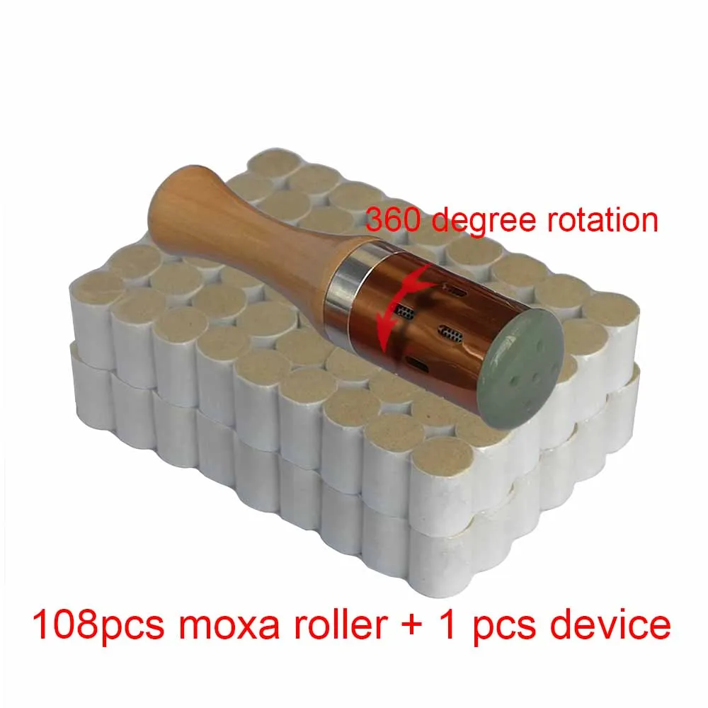 set 9 with moxa roll И розничная комплект для прижигания тип металла мокса палочки и 108 шт 5 лет 45: 1 маленький дым мукса рулон Подарочная крышка - Цвет: set 9 with moxa roll